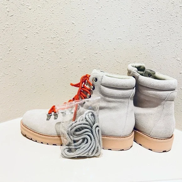 Greats Lorimer Suede Ivory Women’s Ankle Hiker Boots Size 10 NWT